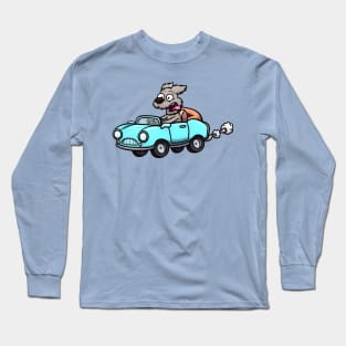 Dog Driving A Car Long Sleeve T-Shirt